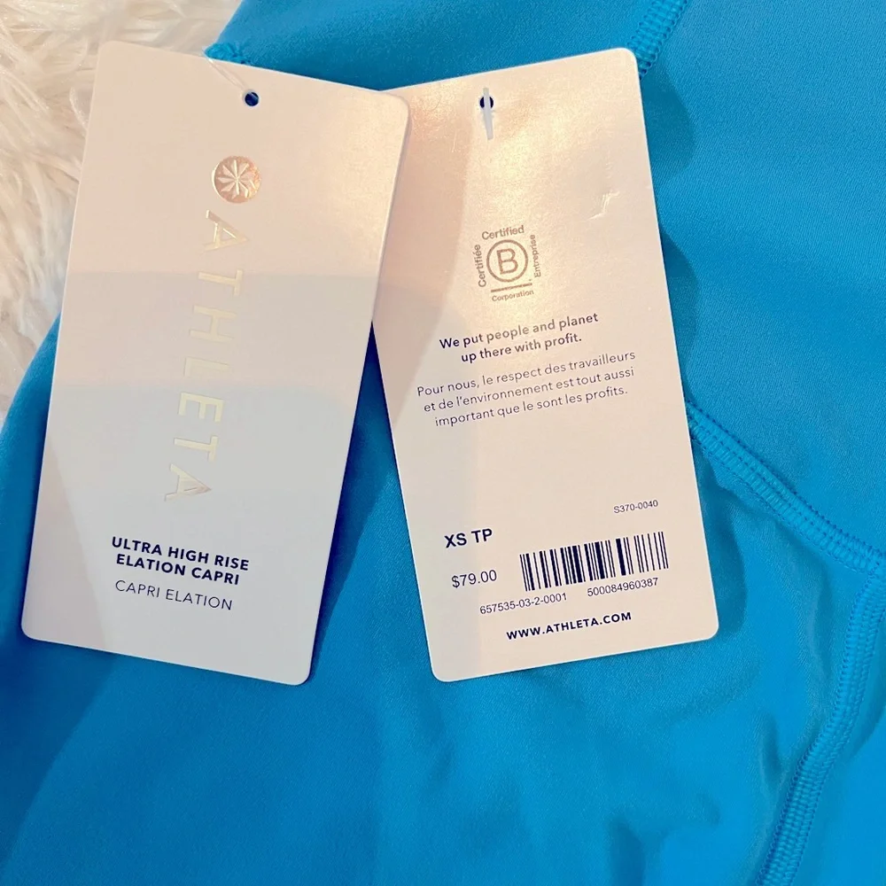 Athleta Ultra High Rise Elation Capri Workout Pants - Picture 7 of 9